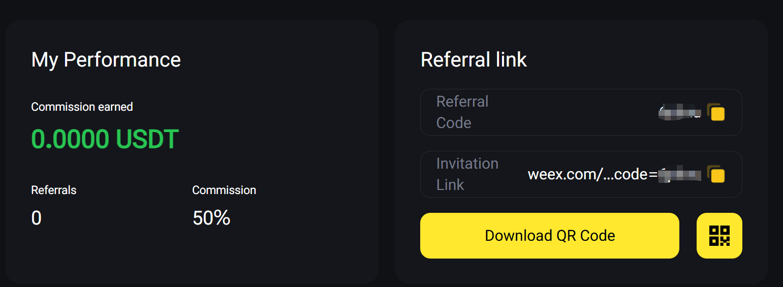 WEEX Referral Code/Link