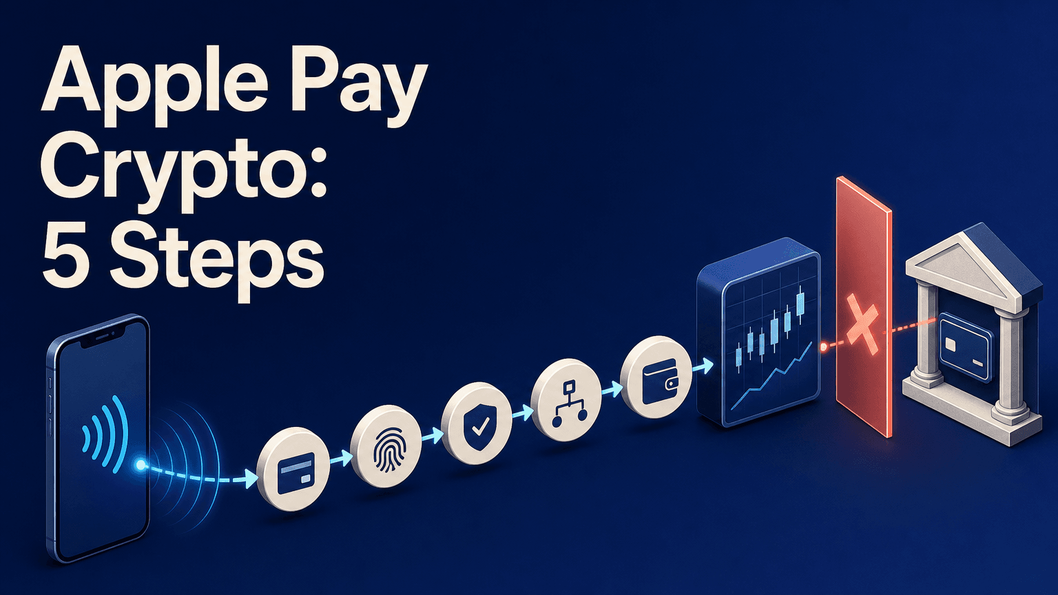 5步用 Apple Pay 购买加密货币:银行可能拒付的原因