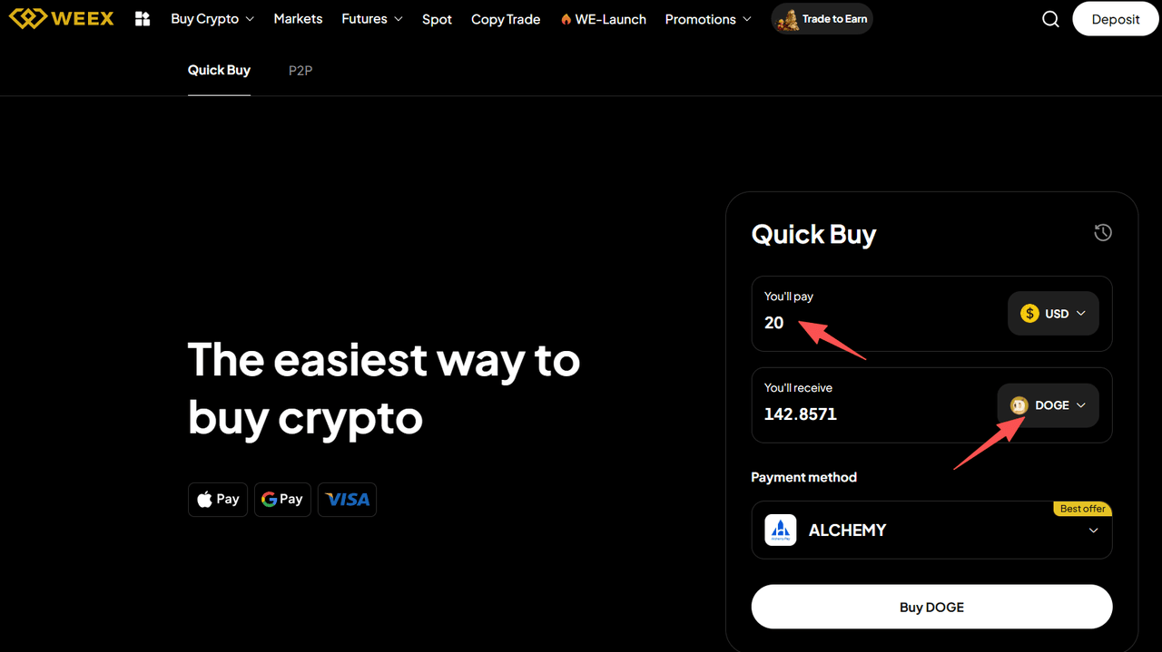 What is WEEX OTC and How to Buy DOGE via WEEX OTC?