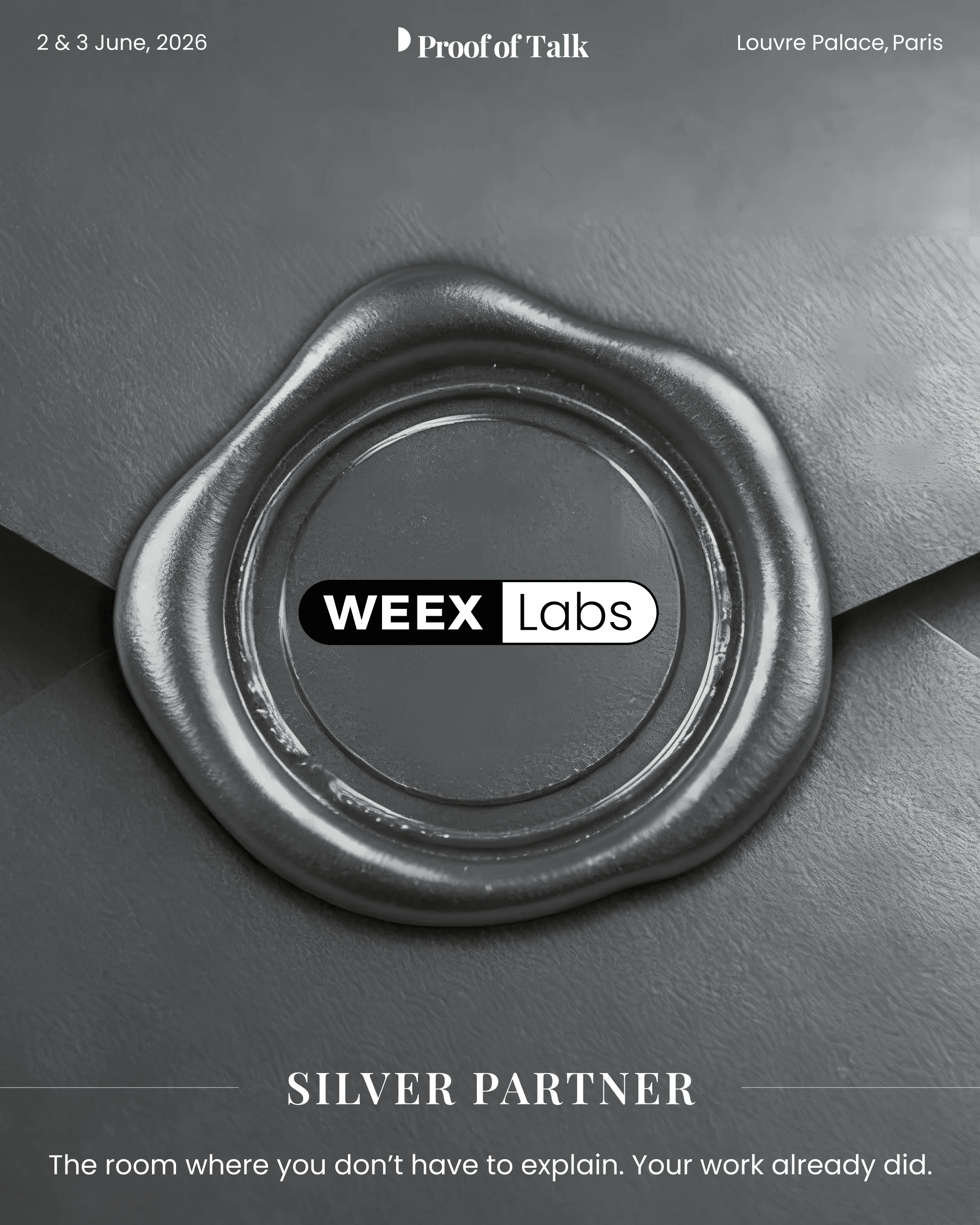 Ready for a Walk on the Wilder Side of Proof of Talk 2026? Join WEEX Labs in Paris