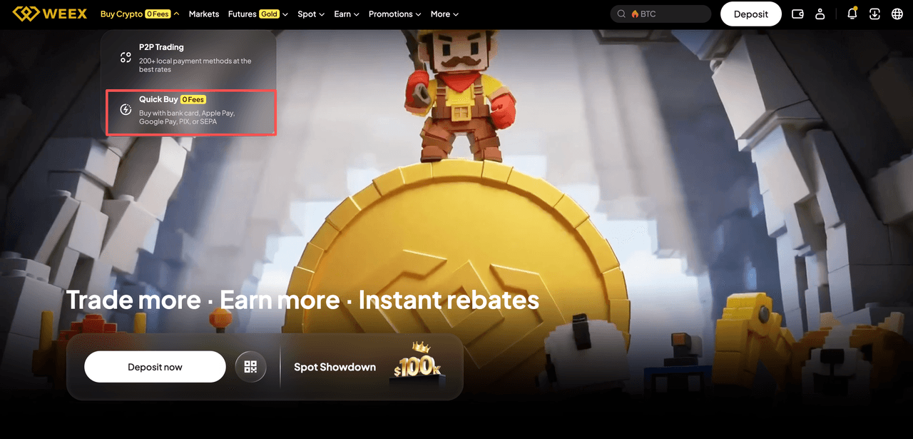 How to Buy Crypto in India with INR via UPI on WEEX